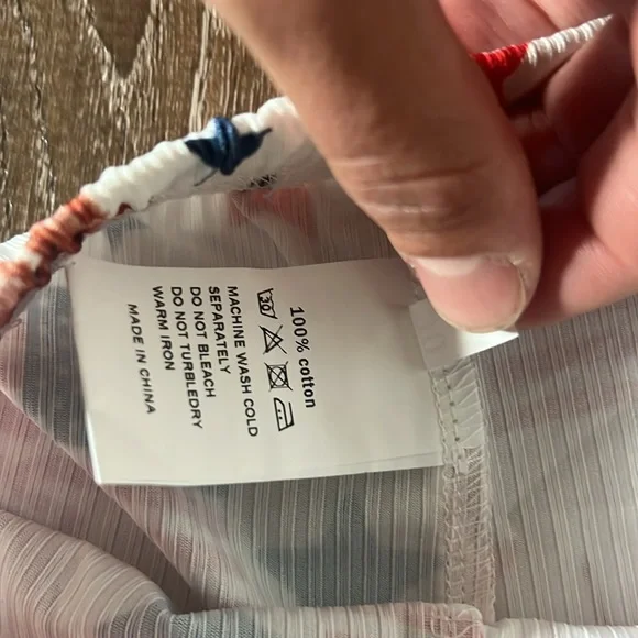 Americana NWOT Peplum Set 100% Cotton size 90/3T - Picture 5 of 5